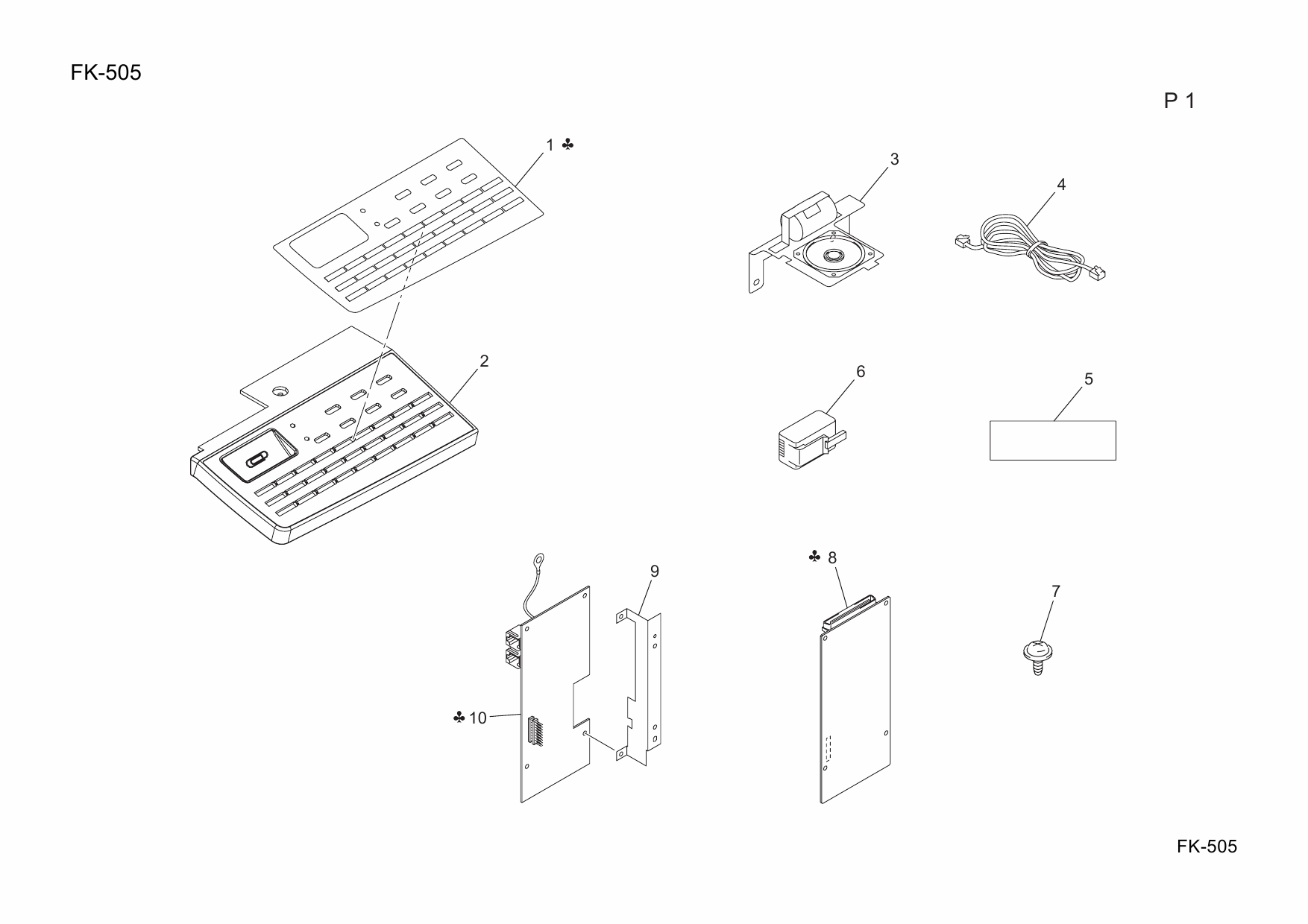 Konica-Minolta Options FK-505 Parts Manual-5